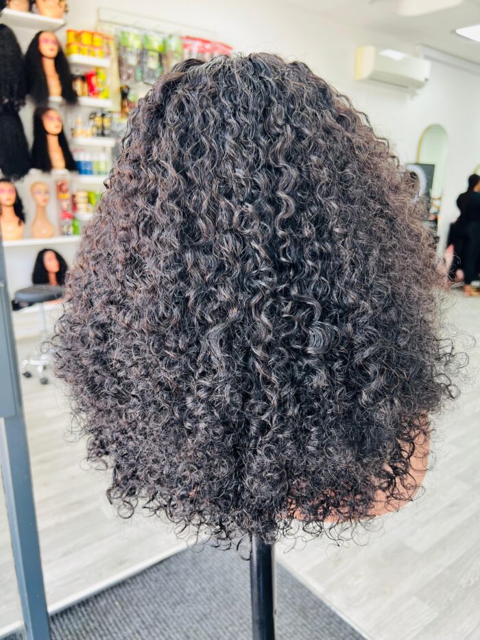 14 inches pixie curls with 4 x 4 closure - Image 2
