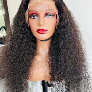 30 inches Jerry curls with 13 by 5 frontal