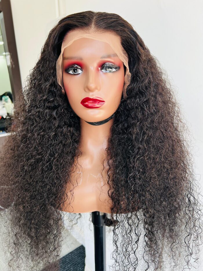 30 inches Jerry curls with 13 by 5 frontal