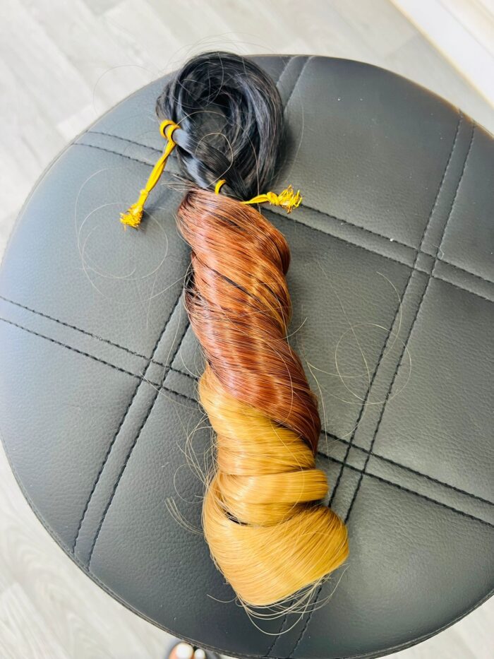 10 inches French curls