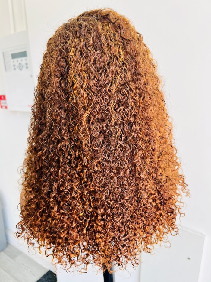 16 inches pixie curls with 4x4 closure - Image 2