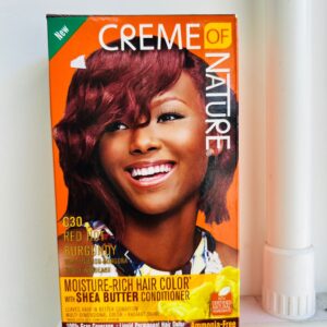 Hair dye burgundy color